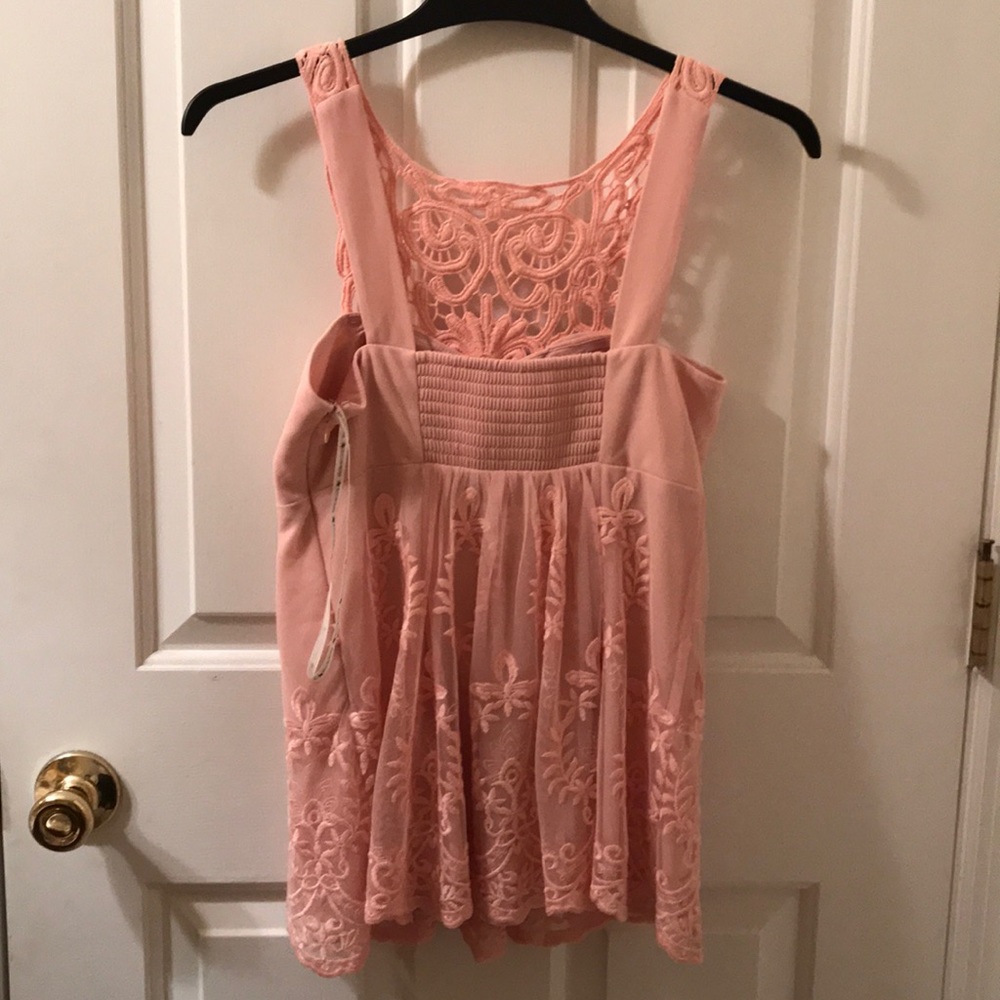Boston Proper Macrame Top - Picture 2 of 4